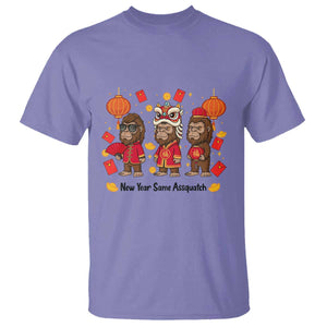 Funny New Year Same Assquatch T Shirt Bigfoot Lover TS12 Violet Print Your Wear
