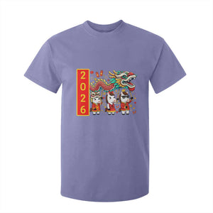 Cute Horse Dragon Dance T Shirt For Kid Lunar New Year TS12 Violet Print Your Wear