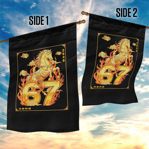 Funny Horse Six Seven Meme Garden Flag Happy Lunar New Year TS12 Print Your Wear