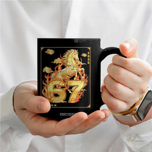 Funny Horse Six Seven Meme Coffee Mug Happy Lunar New Year TS12 Print Your Wear