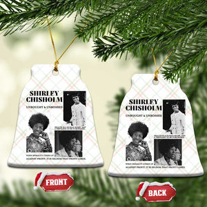 Shirley Chisholm Unbought And Unbossed Ceramic Ornament Vintage Feminist Poster TS12 Print Your Wear