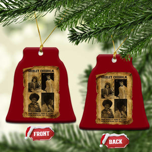 Vintage Shirley Chisholm Ceramic Ornament When Morality Meets Profit Quote TS12 Print Your Wear