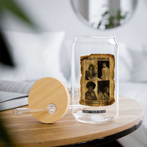 Vintage Shirley Chisholm Glass Can When Morality Meets Profit Quote TS12 Print Your Wear