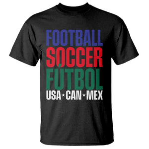 Canada Mexico USA T Shirt Football Fan Gift TS12 Black Print Your Wear