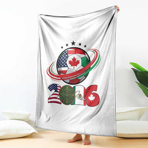 USA Mexico Canada Throw Blanket 2026 Football Fan Gift TS12 Print Your Wear