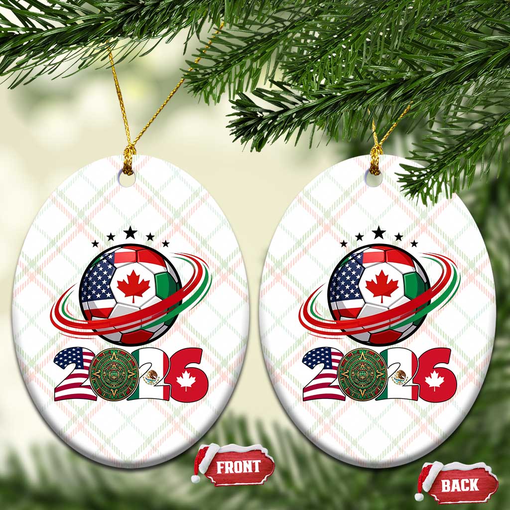 USA Mexico Canada Ceramic Ornament 2026 Football Fan Gift TS12 Print Your Wear
