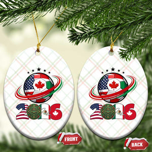 USA Mexico Canada Ceramic Ornament 2026 Football Fan Gift TS12 Print Your Wear