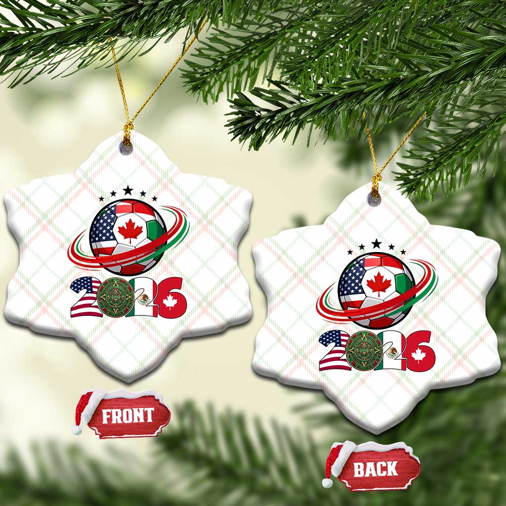 USA Mexico Canada Ceramic Ornament 2026 Football Fan Gift TS12 Print Your Wear