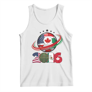 USA Mexico Canada Tank Top 2026 Football Fan Gift TS12 White Print Your Wear