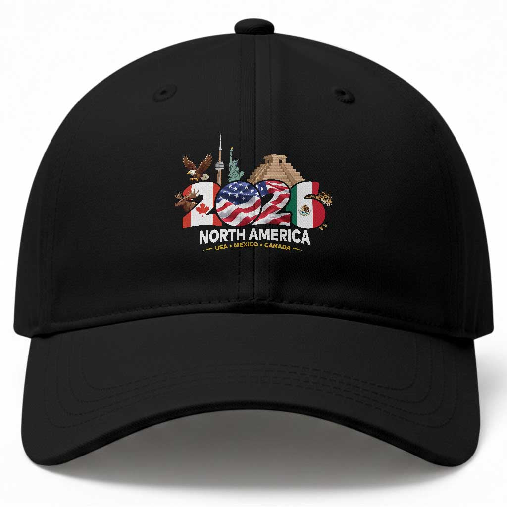 2026 North American Football Supporters Baseball Cap TS12 Print Your Wear