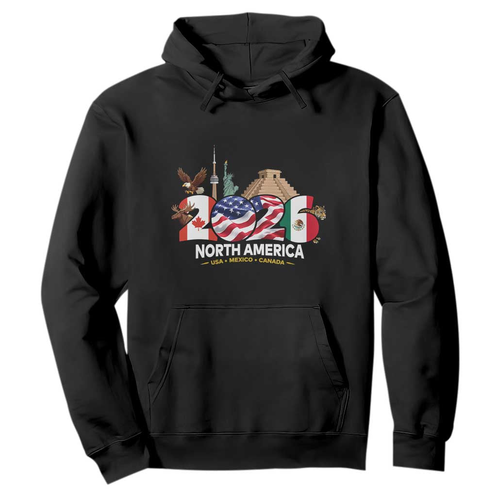 2026 North American Football Supporters Hoodie TS12 Black Print Your Wear