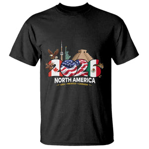 2026 North American Football Supporters T Shirt TS12 Black Print Your Wear