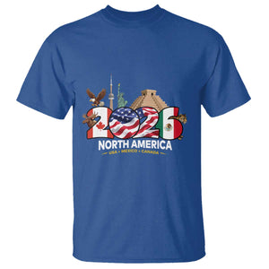 2026 North American Football Supporters T Shirt TS12 Royal Blue Print Your Wear