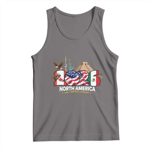 2026 North American Football Supporters Tank Top TS12 Deep Heather Print Your Wear