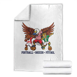 Eagle Jaguar Beaver 2026 Football Throw Blanket Supporters Gift Idea TS12 White Print Your Wear