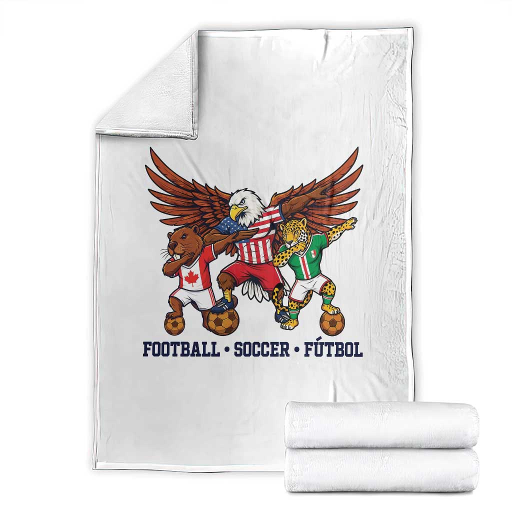 Eagle Jaguar Beaver 2026 Football Throw Blanket Supporters Gift Idea TS12 White Print Your Wear