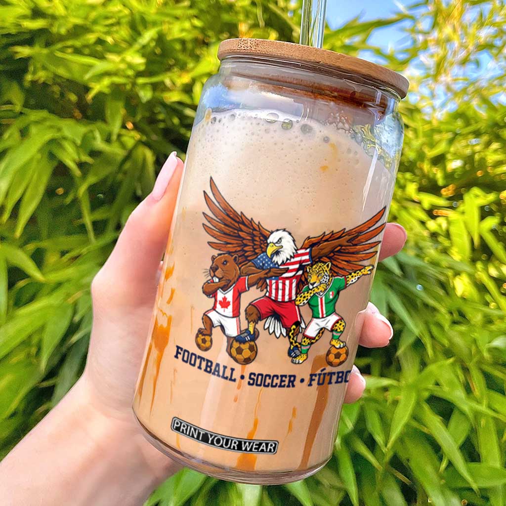 Eagle Jaguar Beaver 2026 Football Glass Can Supporters Gift Idea TS12 White Print Your Wear