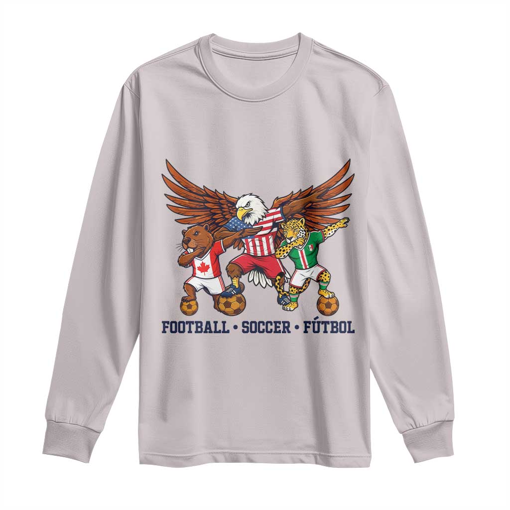Eagle Jaguar Beaver 2026 Football Long Sleeve Shirt Supporters Gift Idea TS12 Ice Gray Print Your Wear