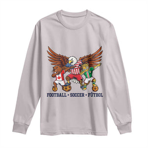 Eagle Jaguar Beaver 2026 Football Long Sleeve Shirt Supporters Gift Idea TS12 Ice Gray Print Your Wear
