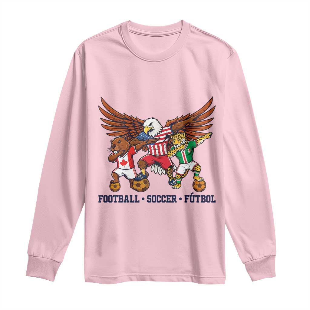 Eagle Jaguar Beaver 2026 Football Long Sleeve Shirt Supporters Gift Idea TS12 Light Pink Print Your Wear