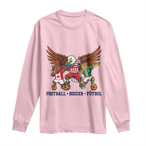 Eagle Jaguar Beaver 2026 Football Long Sleeve Shirt Supporters Gift Idea TS12 Light Pink Print Your Wear