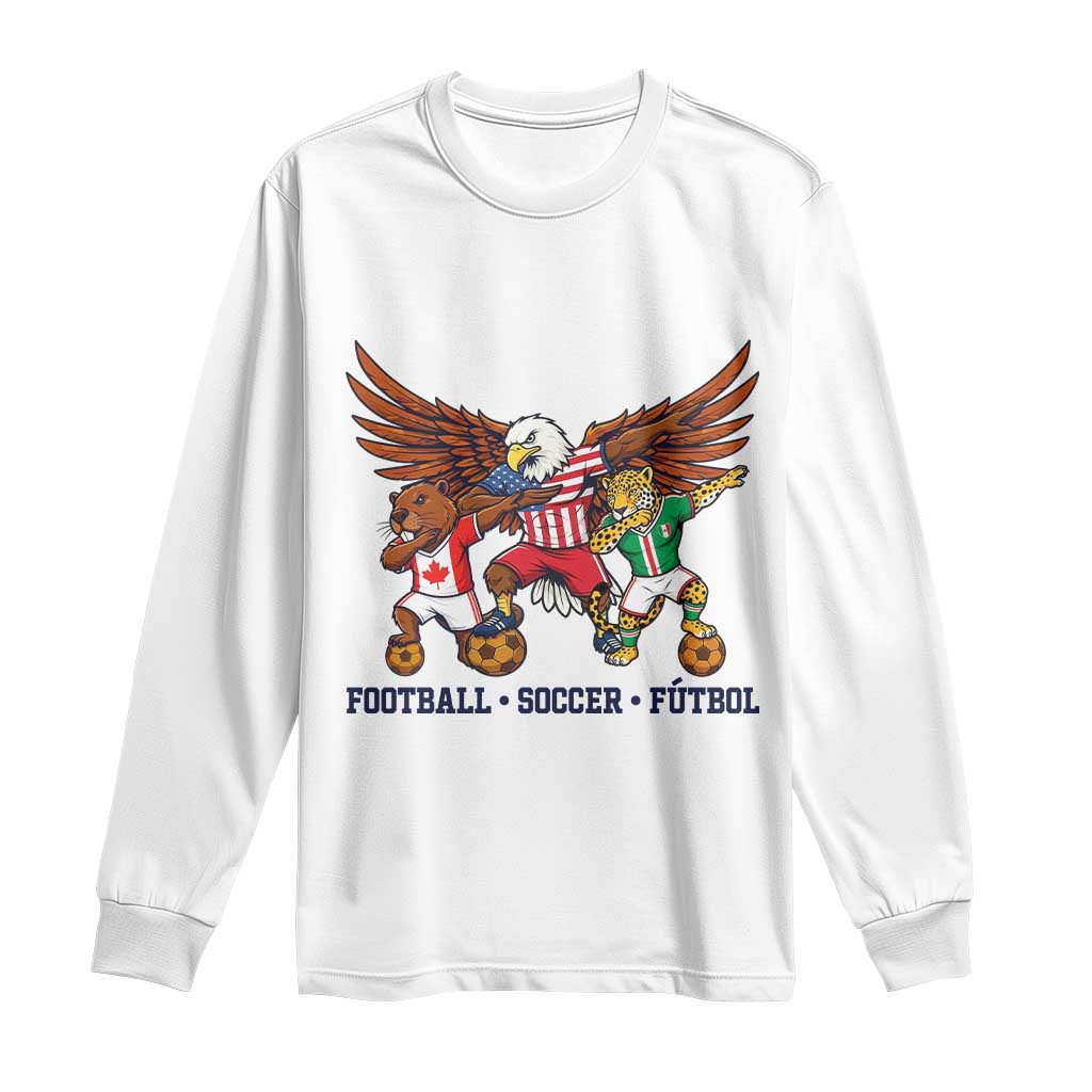 Eagle Jaguar Beaver 2026 Football Long Sleeve Shirt Supporters Gift Idea TS12 White Print Your Wear