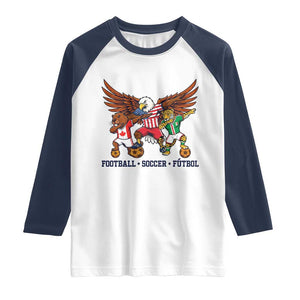 Eagle Jaguar Beaver 2026 Football Raglan Shirt Supporters Gift Idea TS12 White Navy Print Your Wear
