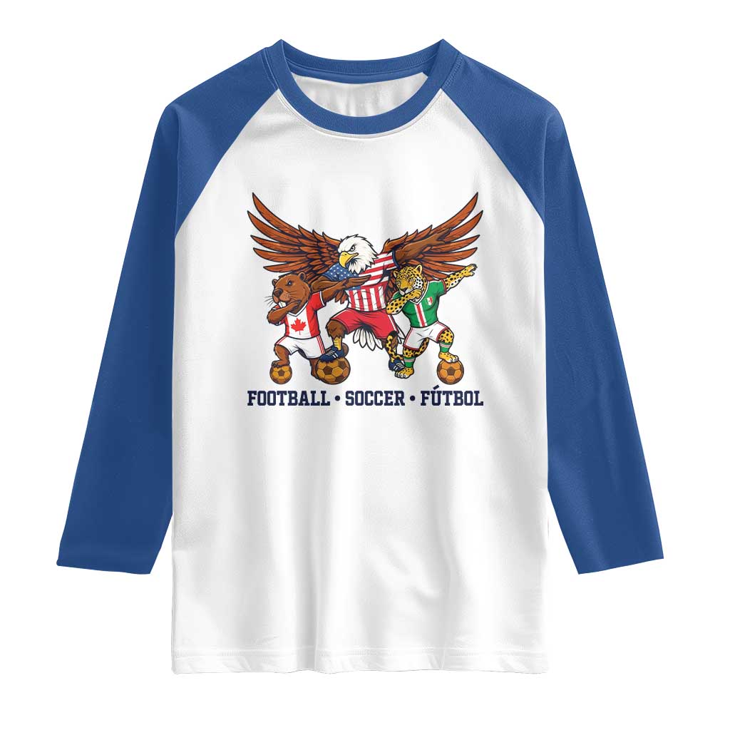 Eagle Jaguar Beaver 2026 Football Raglan Shirt Supporters Gift Idea TS12 White Royal Print Your Wear