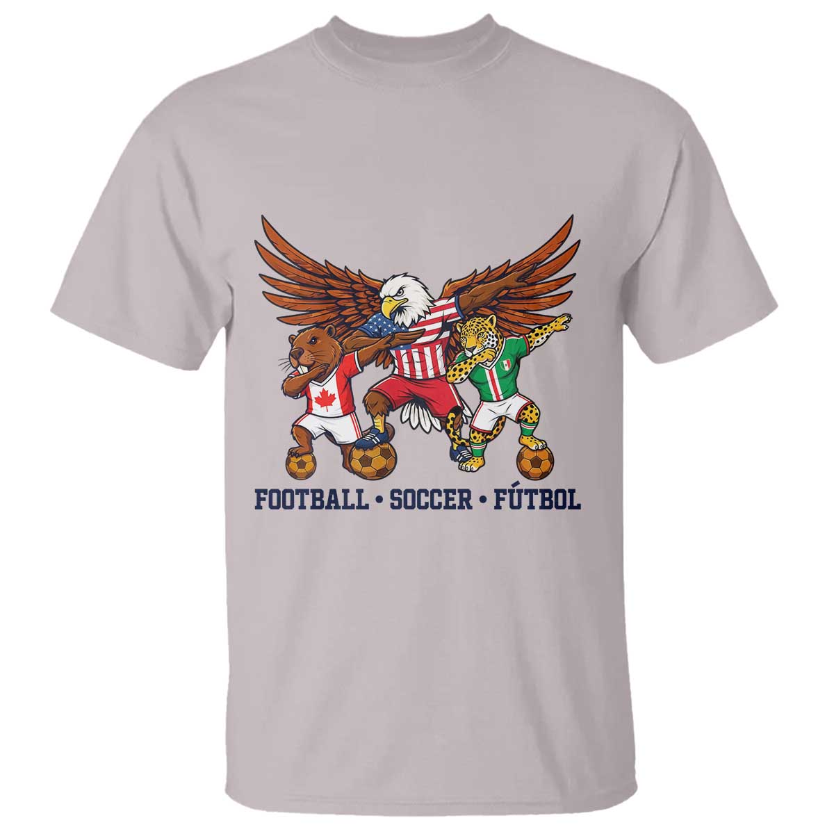 Eagle Jaguar Beaver 2026 Football T Shirt Supporters Gift Idea TS12 Ice Gray Print Your Wear