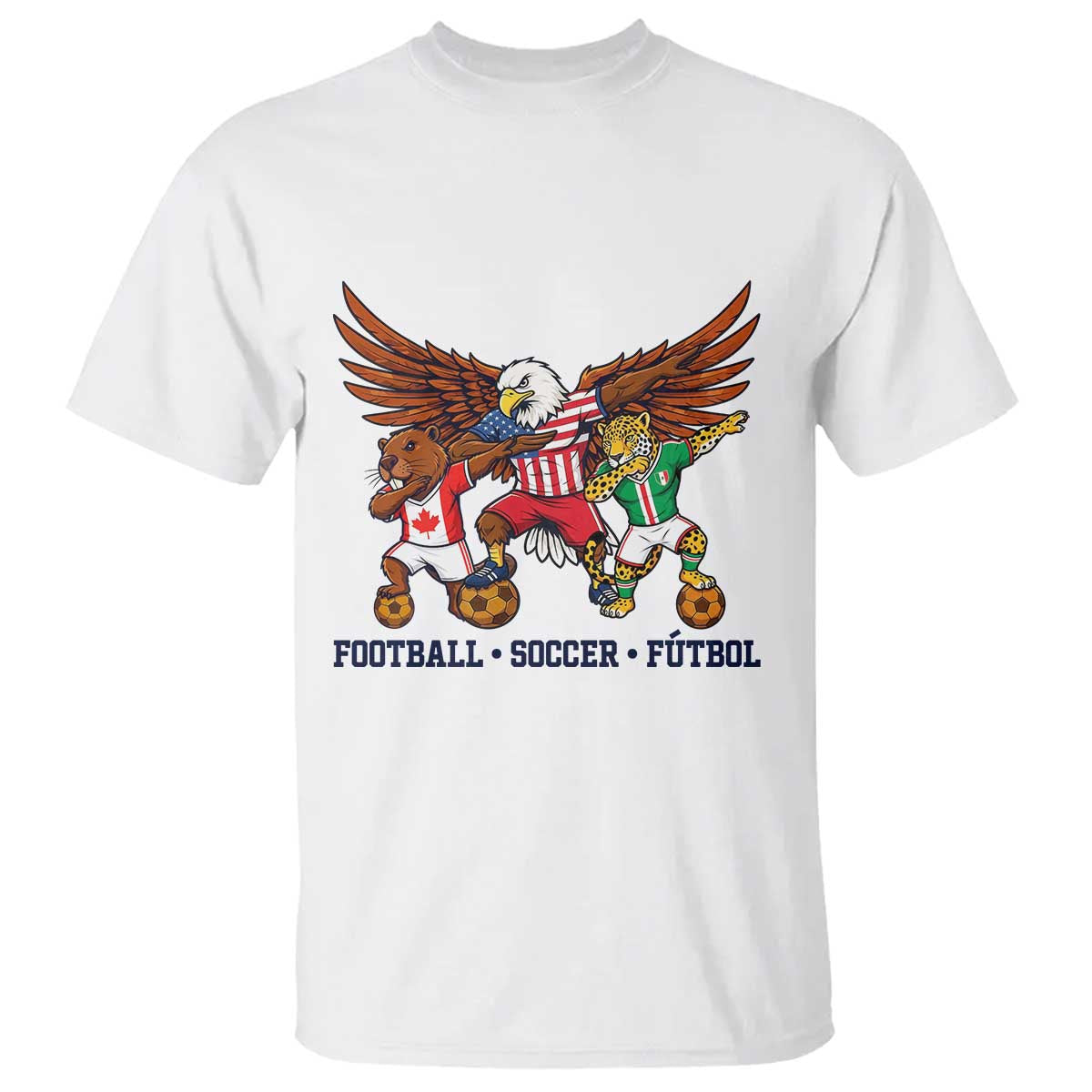 Eagle Jaguar Beaver 2026 Football T Shirt Supporters Gift Idea TS12 White Print Your Wear