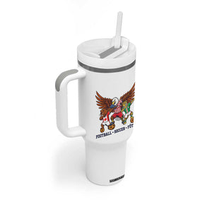 Eagle Jaguar Beaver 2026 Football Tumbler With Handle Supporters Gift Idea TS12 Print Your Wear