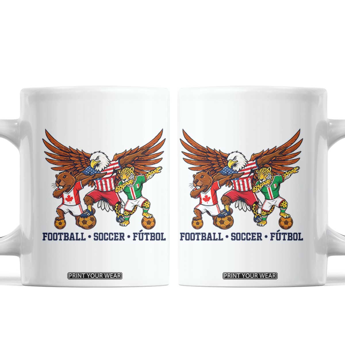 Eagle Jaguar Beaver 2026 Football Coffee Mug Supporters Gift Idea TS12 White Print Your Wear
