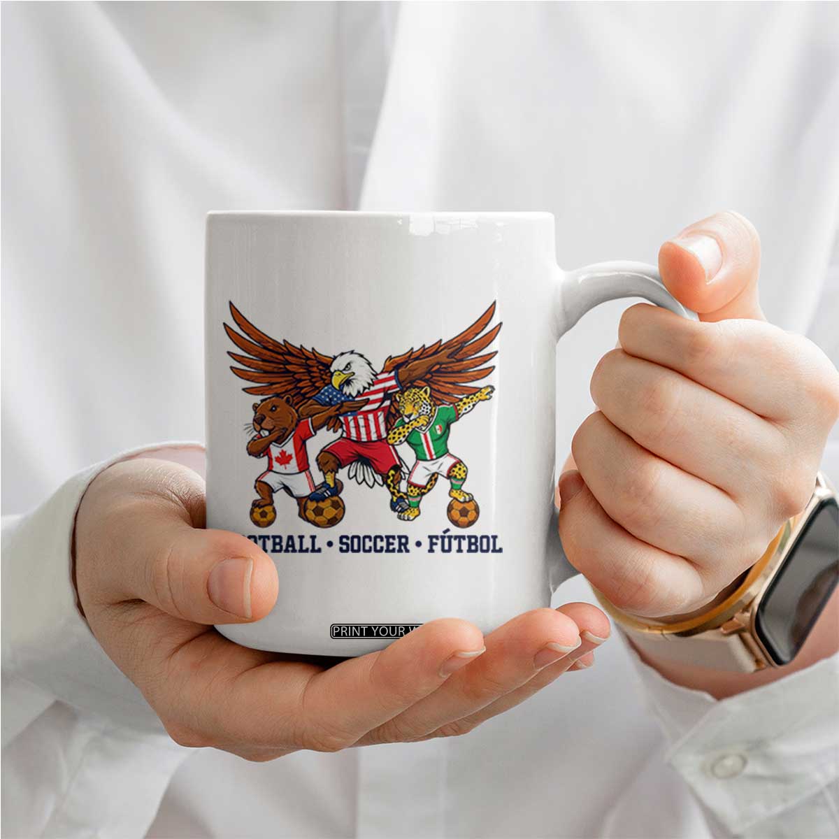Eagle Jaguar Beaver 2026 Football Coffee Mug Supporters Gift Idea TS12 Print Your Wear