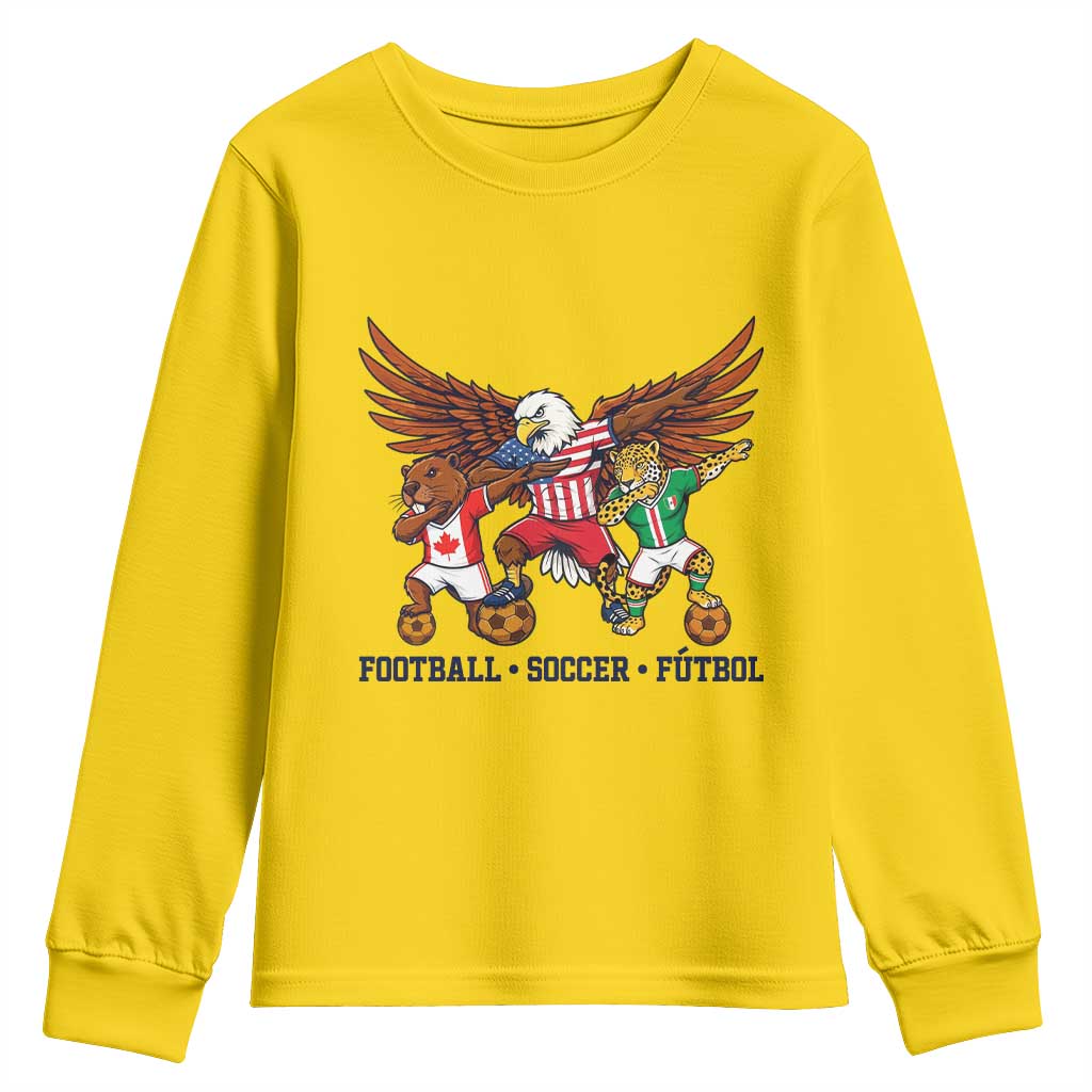 Eagle Jaguar Beaver 2026 Football Youth Sweatshirt Supporters Gift Idea TS12 Daisy Print Your Wear