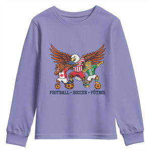 Eagle Jaguar Beaver 2026 Football Youth Sweatshirt Supporters Gift Idea TS12 Violet Print Your Wear