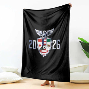 Canada Mexico USA Throw Blanket International Soccer Lover Gift TS12 Print Your Wear