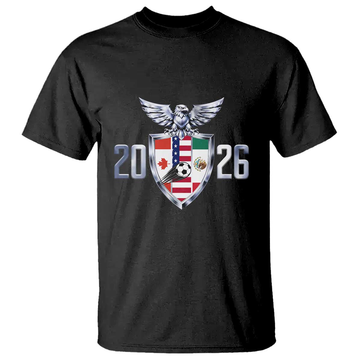 Canada Mexico USA T Shirt International Soccer Lover Gift TS12 Black Print Your Wear