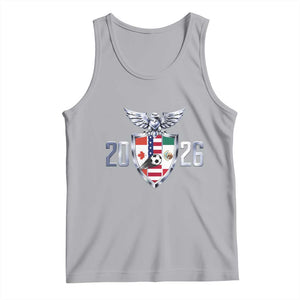 Canada Mexico USA Tank Top International Soccer Lover Gift TS12 Athletic Heather Print Your Wear