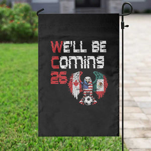 Glitched North America Eagle Soccer Garden Flag We Will Be Coming 26 TS12 Print Your Wear