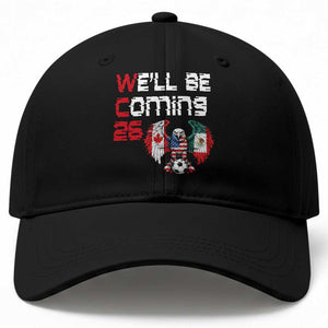 Glitched North America Eagle Soccer Baseball Cap We Will Be Coming 26 TS12 Print Your Wear