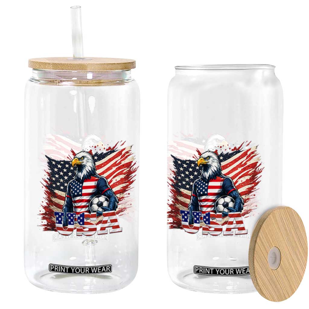 American Eagle And Soccer USA 2026 Supporter Glass Can TS12 Print Your Wear