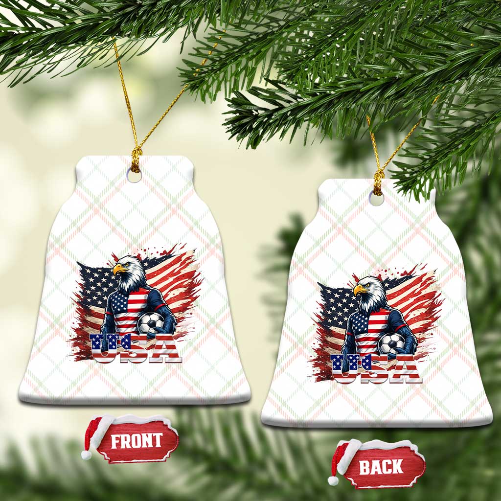 American Eagle And Soccer USA 2026 Supporter Ceramic Ornament TS12 Print Your Wear