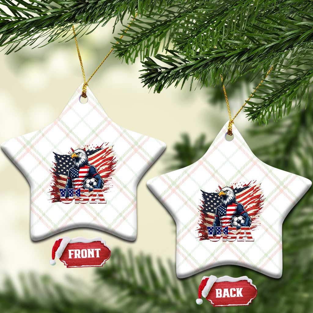 American Eagle And Soccer USA 2026 Supporter Ceramic Ornament TS12 Print Your Wear