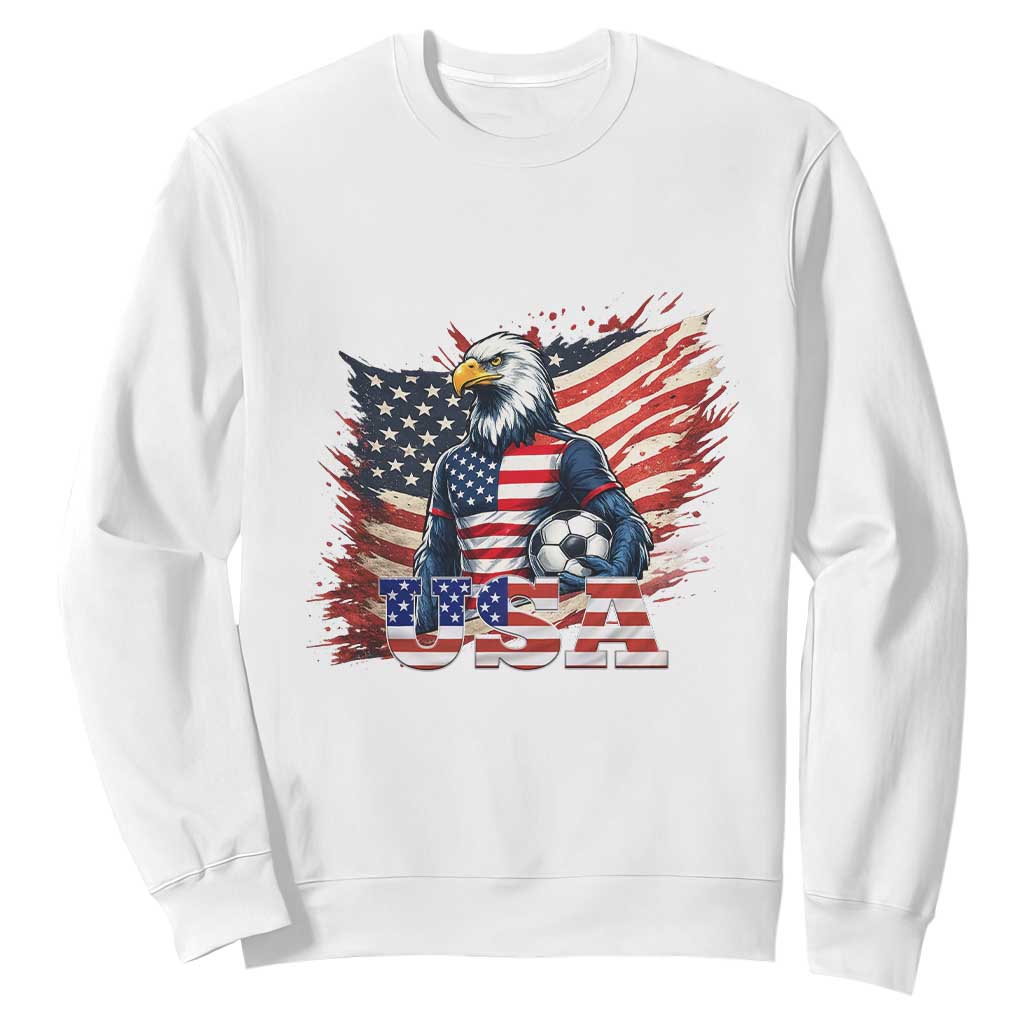 American Eagle And Soccer USA 2026 Supporter Sweatshirt TS12 White Print Your Wear