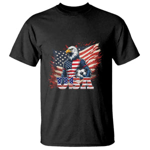 American Eagle And Soccer USA 2026 Supporter T Shirt TS12 Black Print Your Wear
