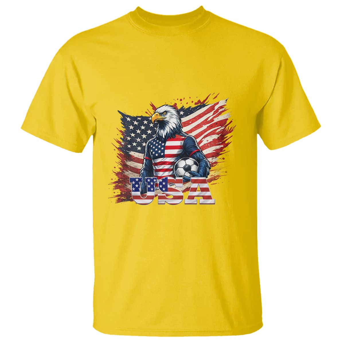 American Eagle And Soccer USA 2026 Supporter T Shirt TS12 Daisy Print Your Wear