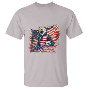 American Eagle And Soccer USA 2026 Supporter T Shirt TS12 Ice Gray Print Your Wear