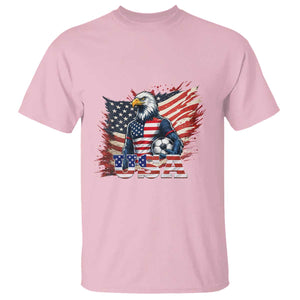American Eagle And Soccer USA 2026 Supporter T Shirt TS12 Light Pink Print Your Wear