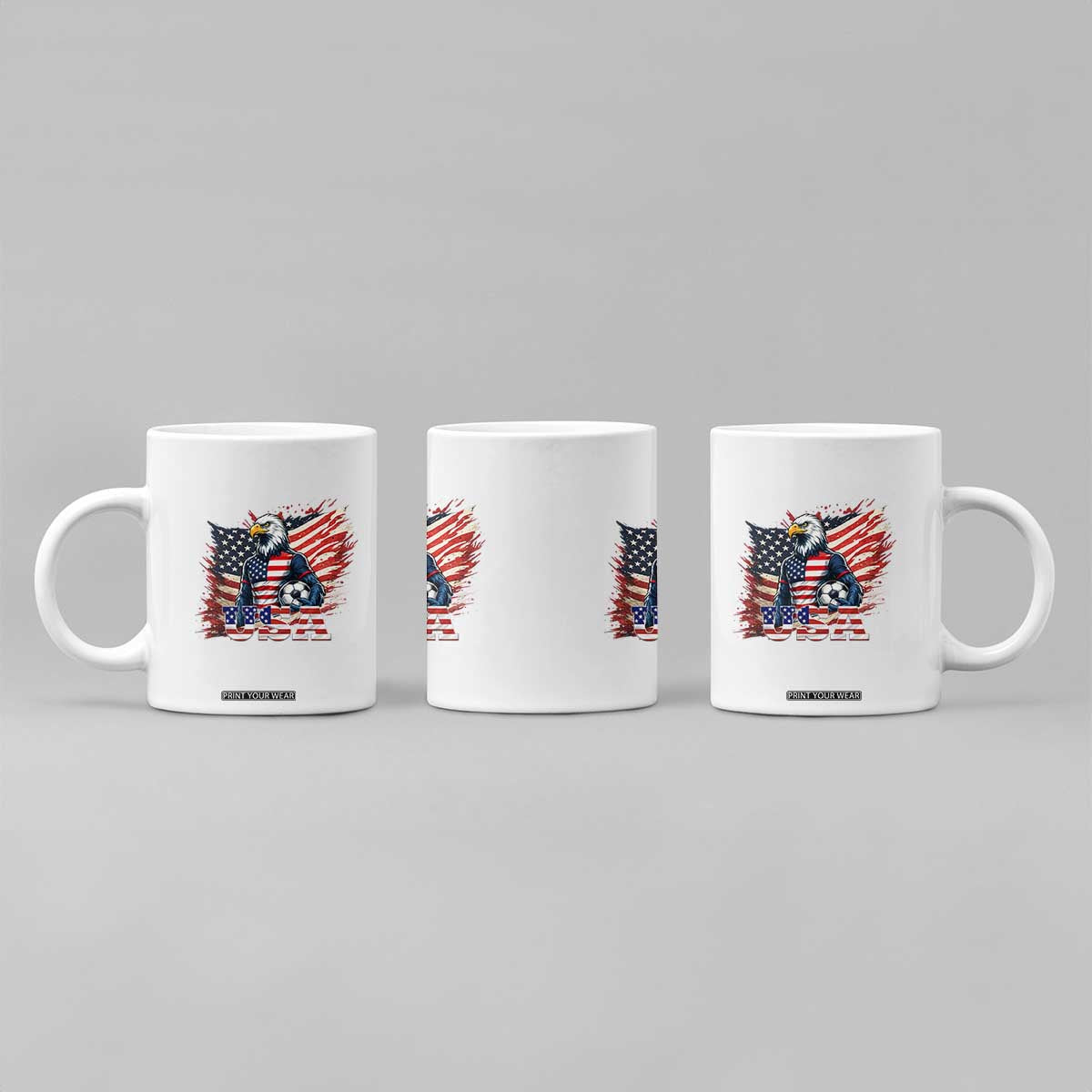 American Eagle And Soccer USA 2026 Supporter Coffee Mug TS12 Print Your Wear