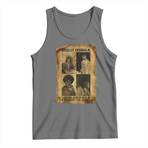 Shirley Chisholm Catalyst For Change Quote Tank Top Womens History Month TS12 Black Heather Print Your Wear